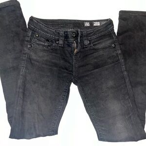 Black Miss Me Jeans Standard Skinny, size 23.